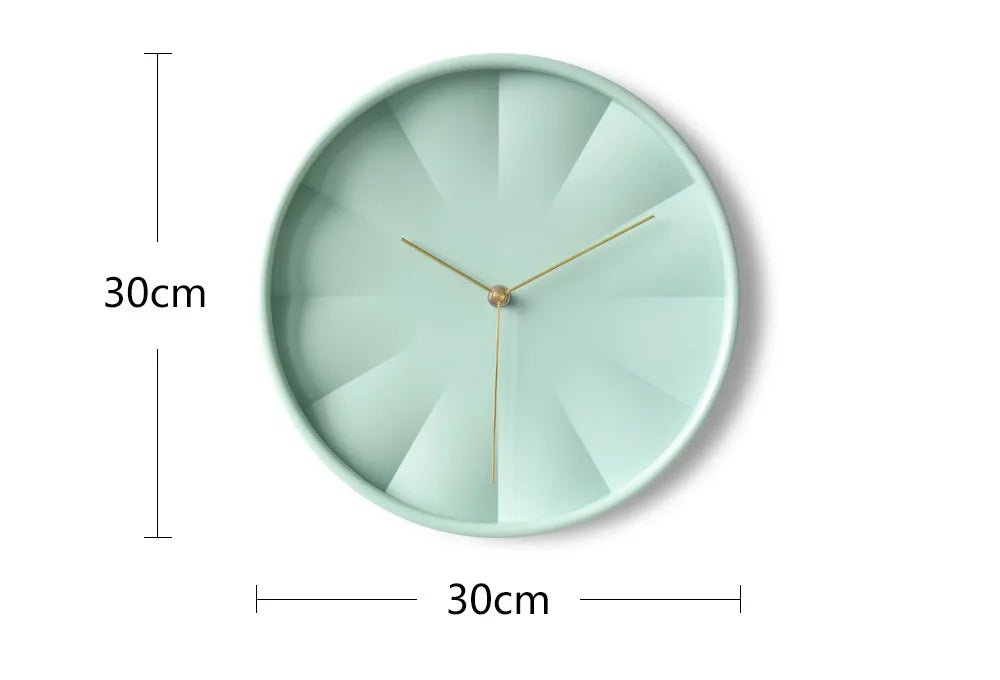 Horloge murale Halo – Minimaliste avec effet lumière noire, ronde & artistique - Lignes Du Temps®14:193B;583:100014625Diameter 30cm