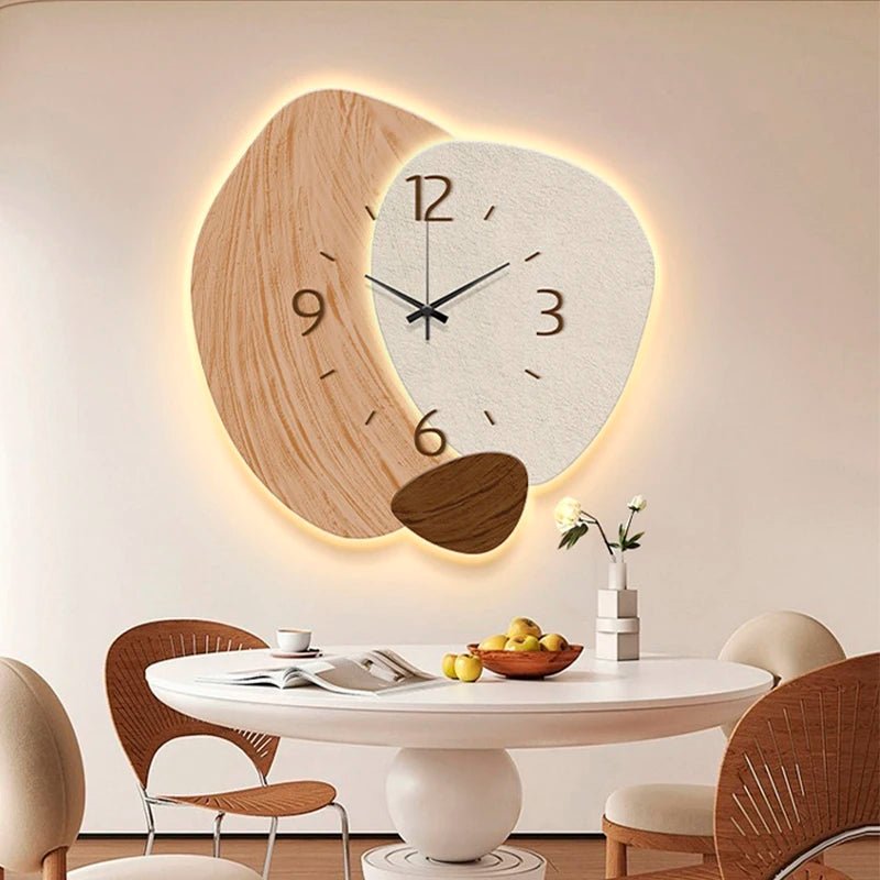 Horloge murale LumaForm – Design organique lumineux LED, style moderne - Lignes Du Temps®14:29A;583:20000803640x40cm