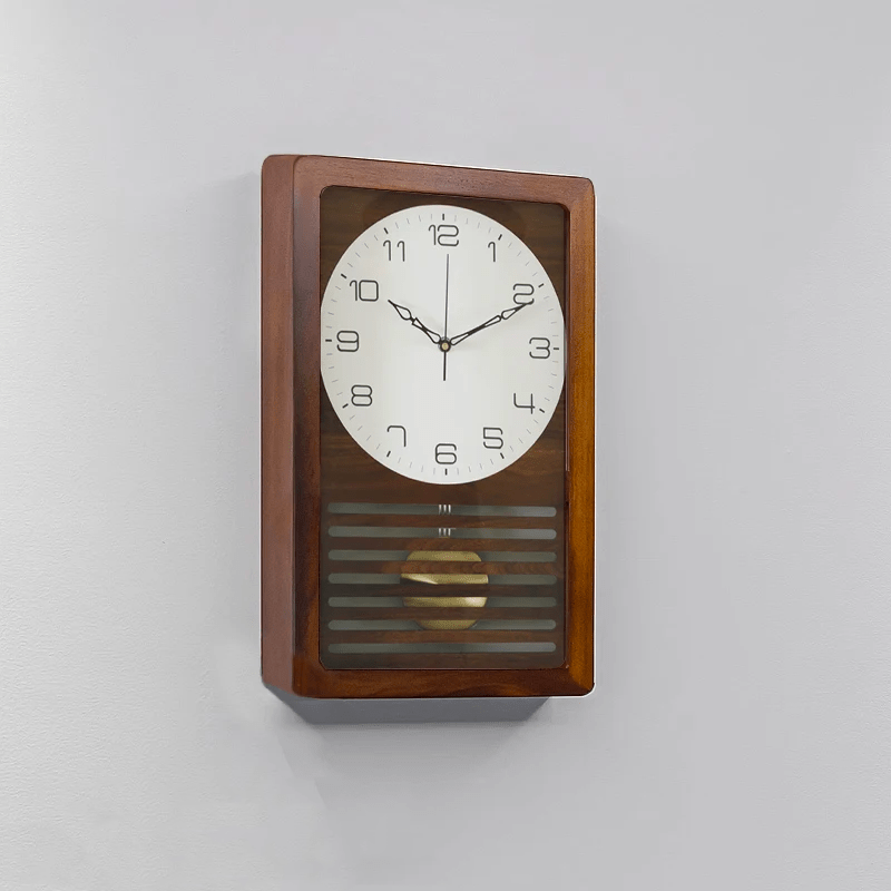 Horloge murale Nara – Design Japonais Naturel et Silencieux - Lignes Du Temps®14:10AY - 9044;583:100014625other