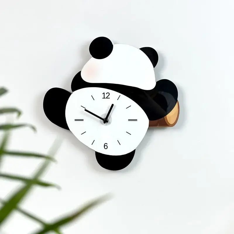 Horloge murale PandaSwing – Silencieuse & décorative - Lignes Du Temps®14:1052panda ball does not;583:20000803724cmX25cm