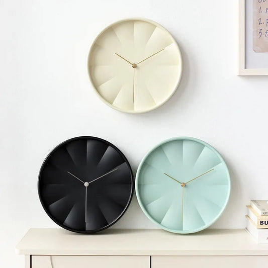 Horloge murale Halo – Minimaliste avec effet lumière noire, ronde & artistique - Lignes Du Temps®14:193B;583:100014625Diameter 30cm