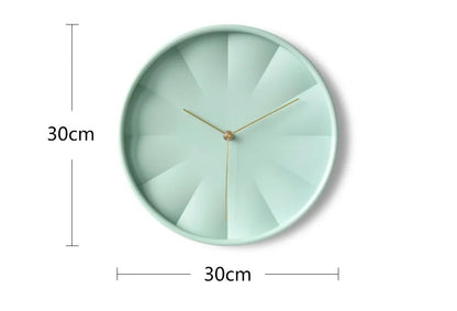 Horloge murale Halo – Minimaliste avec effet lumière noire, ronde & artistique - Lignes Du Temps®14:193B;583:100014625Diameter 30cm