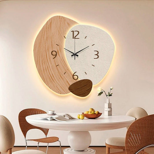 Horloge murale LumaForm – Design organique lumineux LED, style moderne - Lignes Du Temps®14:29A;583:20000803640x40cm